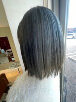 ヘアーデザイン ラクーナ(hair design La cuna) フェイスフレーミング/インナーカラー/ブルージュ/くすみブルー