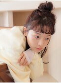 【sia】お団子ハーフアップ