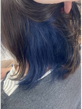 ヘアポジション 東通(HAIR Position) インナーカラー #ブルー