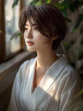 アルトリスト(Altruist Aging×HAIR&SPA) ☆イメチェンピンクベージュアンブレラカラー前髪クールショート