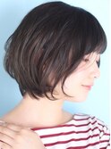 40代50代小顔前髪イメチェンアンブレラカラーショート