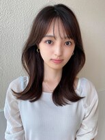 アフロート ディル(AFLOAT D'L)&nbsp;☆美髪イヤリングカラーミニウルフ外ハネボブチくびれヘア