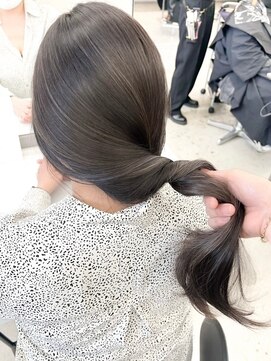 ジルブラン 土浦(JIL BLAN) ハイライトバレイヤージュダブルカラーケアブリーチ30代40代