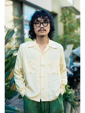 ボンド 三軒茶屋(Bond) メンズロング×ウェーブパーマ◎三軒茶屋 RYUKI メンズパーマ