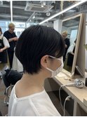 【井上】ショートボブマッシュ顔まわりに合わせカット横浜