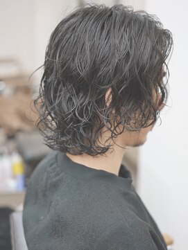 ユノ(juno) メンズミディアムパーマ　スパイラルパーマ　ボブパーマ