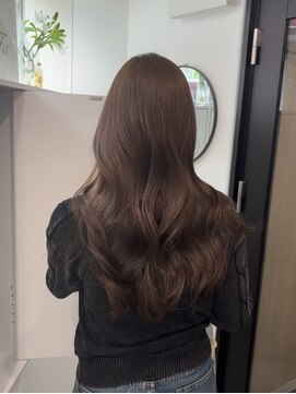 マーシュ 梅田(marshu) ★ブリーチなしダブルカラー/smoky beige°○