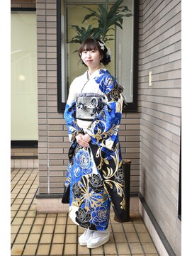 エンドレスウィズユー(ENDLESS WITH YOU) 【成人式】ツインお団子ヘア