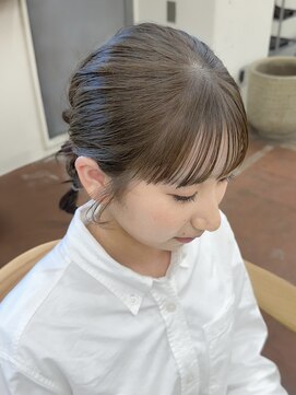 パークレーン アイス イヴェン(park lane ICI yeven) ブリーチなしダブルカラー オリーブベージュ くすみ アッシュ 夏