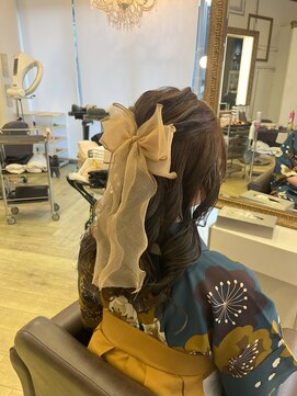 コワファースト 大分(COIFF1RST) 卒業式の袴スタイルのヘアセット