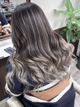 ベルヘアーデザイン 堺東(Belle hair Design) バレイヤージュ/外国人風/レイヤーカット/堺東