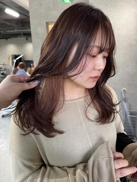 ネアー 新潟(NEER) アプリコットオレンジ/くびれヘア/ウェーブショート［新潟]