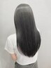 【ストレート人気No.1】カット+質感再整ストレート+髪質改善トリートメント