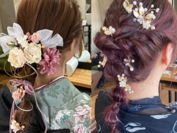 リブレイズ 京都三条店(Live raise)の写真/【三条/東山】成人式・卒業式・結婚式を素敵に彩る☆パーティーヘア～カジュアルセットまでお任せ下さい♪