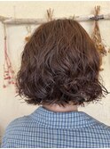ミニボブ&ウェーブ系パーマ!