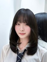 アマトウキョウスマートサロン(AMA TOKYO×Smart Salon)&nbsp;【sayakaスタイル】顔まわり/レイヤーカット/小顔韓国くびれヘア