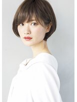 ガリカ 両国(Gallica) 『 グレージュ × 透け感 』丸みショート ジグザグバング☆