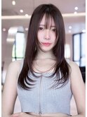20代30代くびれ顔周りレイヤーカット美髪質改善ストレート