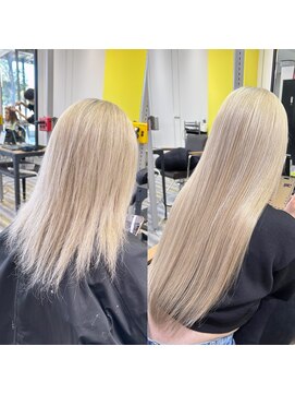 アフューズバイストゥー(Vfuse by StueW) 中毒者続出☆最高級エクステ40/髪質改善/ブリーチ/ケアブリーチ