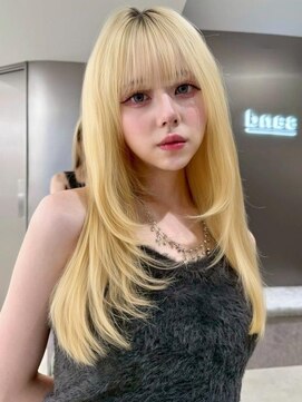 サンドレオ 新宿店(sand Leo) フェイスフレーミング/ココアベージュ/ブリーチ/ハイトーン/新宿