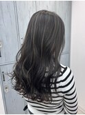 ハイライト/ハッシュカット/クラゲヘアー/黒髪カタログ/一宮