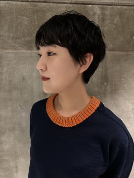 ハマモト ショートパーマ