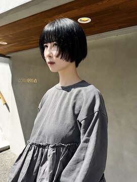 オーリーエトワ 御器所(oorry.etwa) モード感漂う艶マッシュショート