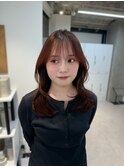 心斎橋/着物ヘア/大人ガーリー/ダークアッシュ/似合わせカット