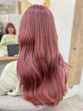 シア 春日部店(SHEER) ブリーチ1回 ピンクページュ 【春日部 越谷】