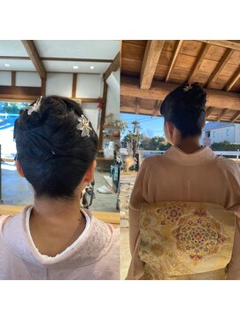 サトシオダクラ(SATOSHI ODAKURA) 訪問着に映える上品和装ヘアセット(着付け・メイク対応)