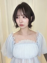 マジコ 天神(Magico) レイヤーカット/暗髪/顔周り/前髪/オリーブ/韓国