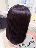 オイルグロスカラー01[大人可愛いセミディ小顔30代40代50代]