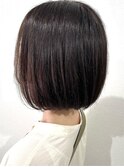まとまり重視◎王道切りっぱなしボブ