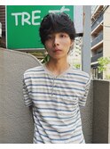 メンズドライパーマ/ニュアンスカット/眉毛/シャドウパーマ/前髪