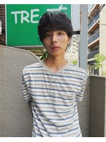 ヒュージ 表参道(huge) メンズドライパーマ/ニュアンスカット/眉毛/シャドウパーマ/前髪