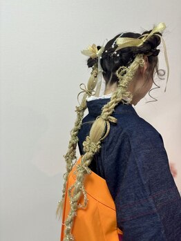 カリーノ(carino)の写真/浴衣や七五三から成人式・卒業式まで！着付け/ヘアメイクはお任せください！【天神/着付け/振袖/袴】