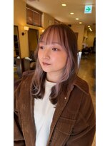 アイム アネックス サラ 八幡店(I'm annex sala) ピンクベージュインナーカラー