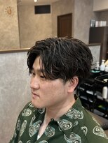 ザ クラン バイ ヘッドライト 仙台長町店(THE CLAN by HEADLIGHT) 【動きしっかりめ】センターパート×強めシャドウパーマ