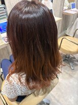 エヌアンドエー せんげん台店(N&A)&nbsp;柔らかな動きで魅せるブラウンレイヤーセミロング