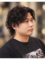 OWN Men's salon【オウン】 ツイストスパイラルパーマ×ウルフカット