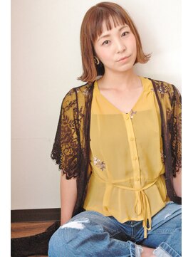 ヘア メイク リン(hair make rin) パツっと外はねボブ