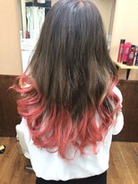 ヘアーフュージョンイザワ&nbsp;ピンクグラデーション