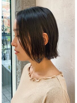 センスヘア(SENSE Hair) 切りっぱなし外ハネボブ