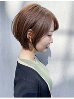 トゥーナ 表参道(tona)&nbsp;20代30代40代50代60代アースカラーくびれヘア似合わせカット