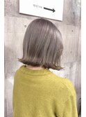 【MIRAC町田店河原崎】アッシュグレージュボブ