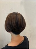 グレイぼかしのオシャレハイライト