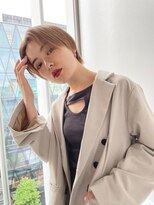 ゲーム 原宿店(GAME)&nbsp;インナーカラー/ダブルカラー/ブロンドベージュ/ボブ/大人ミディ