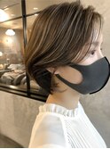 ナチュラルハイライトボブ