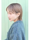 ニュアンスカラー耳かけボブ　RICCAサイトウ