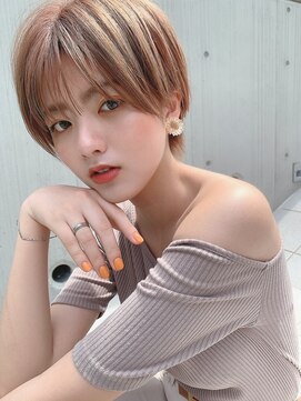 サンド 表参道(sand) 表参道/ショートボブ／インナーカラー／ハイライト／髪質改善